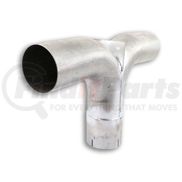 5" Aluminized Y-Pipe Elbow with Divider