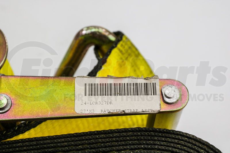 POWER PRODUCTS 27'x3" Ratchet Strap Assembly W/Flat Hooks LCR327FH 