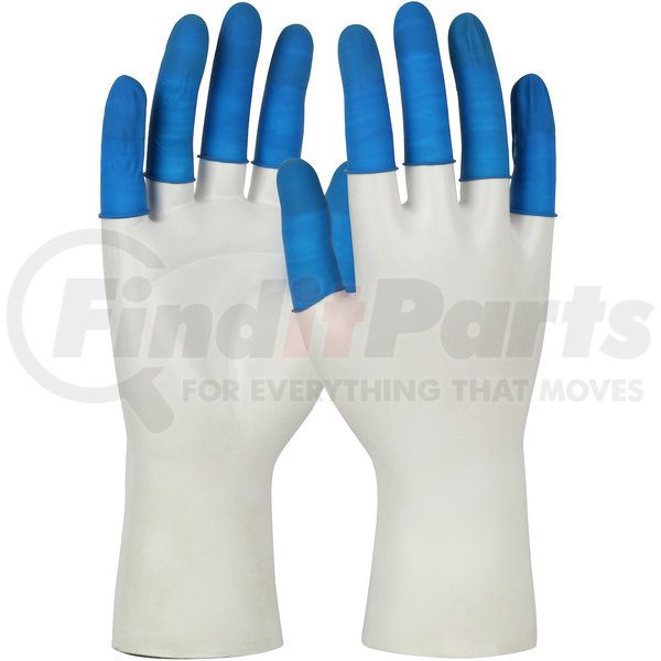 QRP BF-L - Food Handling Finger Cots - 8 mil - Large - Blue - 720/Pack