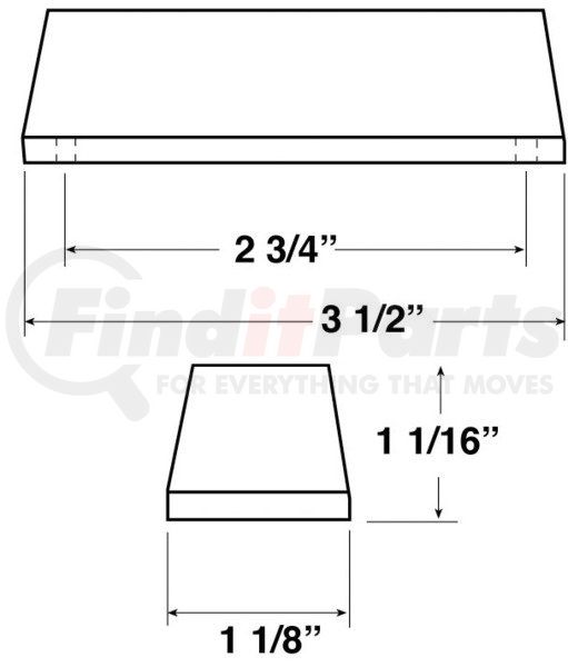 Peterson Manufacturing 136R Thin-Line Clearance and Side Marker Light Peterson Manufacturing 136R Thin-Line Clearance and Side Marker Light