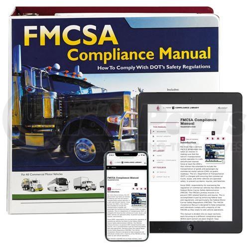 36491 by JJ KELLER FMCSA Compliance Manual Manual with 1Year