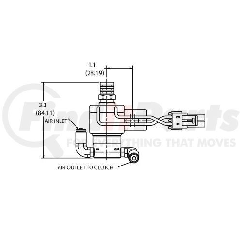 Horton 993338 Engine Cooling Fan Clutch Solenoid Valve | FinditParts