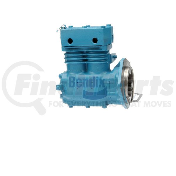 286594 by BENDIX - Tu-Flo® 501 Air Brake Compressor - Remanufactured,  Flange Mount, Engine Driven, Water Cooling, Without Clutch