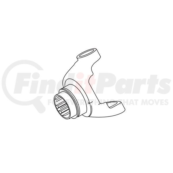 FUL5505545 by FREIGHTLINER Manual Transmission Yoke Steel, 2.79 in