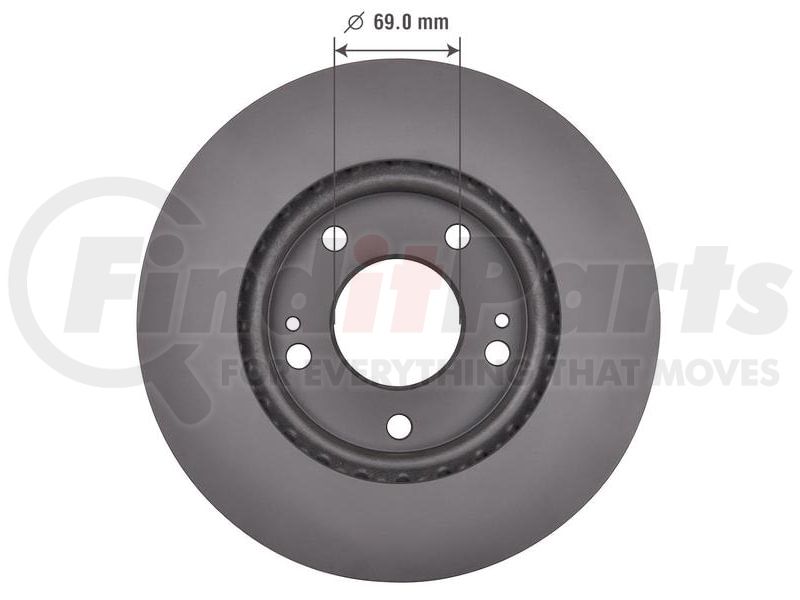 Neotek 1069037GF Disc Brake Rotor + Cross Reference | FinditParts