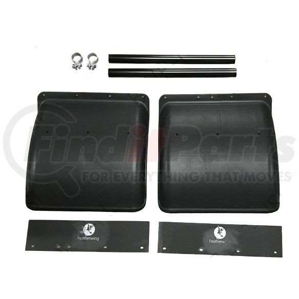 FWQF615KIT by BWPNSI Quarter Fender Kit (Black) 2 fenders, mounts