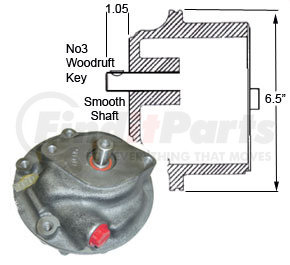 RP40302X By HALDEX - Remanufactured Eaton B Model Power Steering Pump