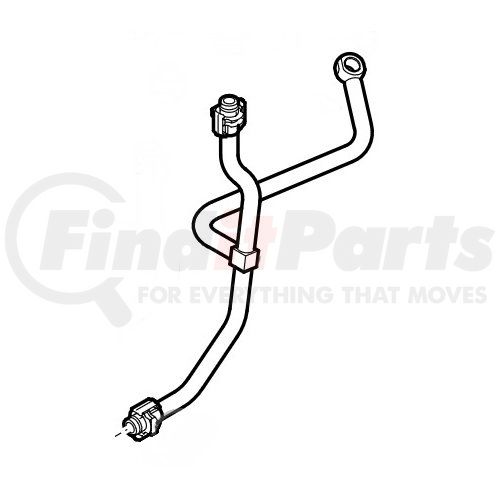 1973418 by PACCAR - Fuel Return Pipe